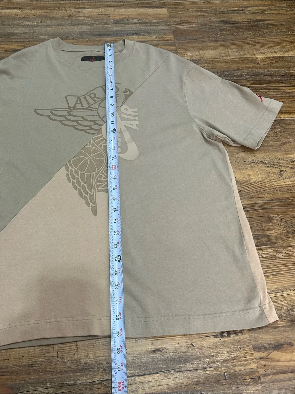 The Travis Scott Cactus Jack x Jordan T-Shirt in khaki